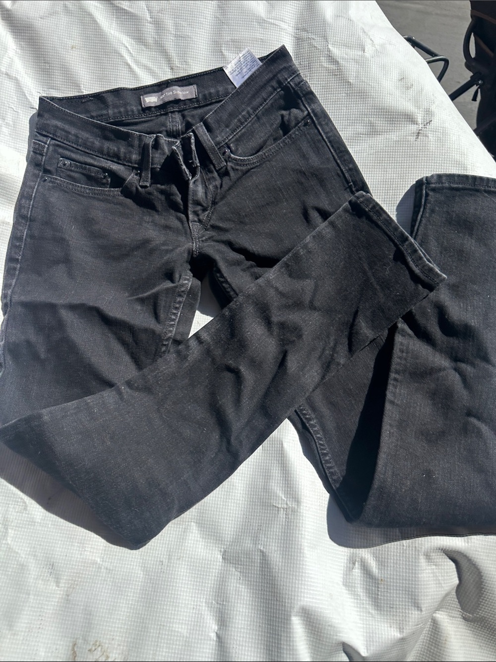 Levi's Black Skinny Jeans - black Denim